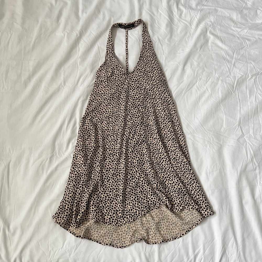 Leopard Animal Heart Print Dress